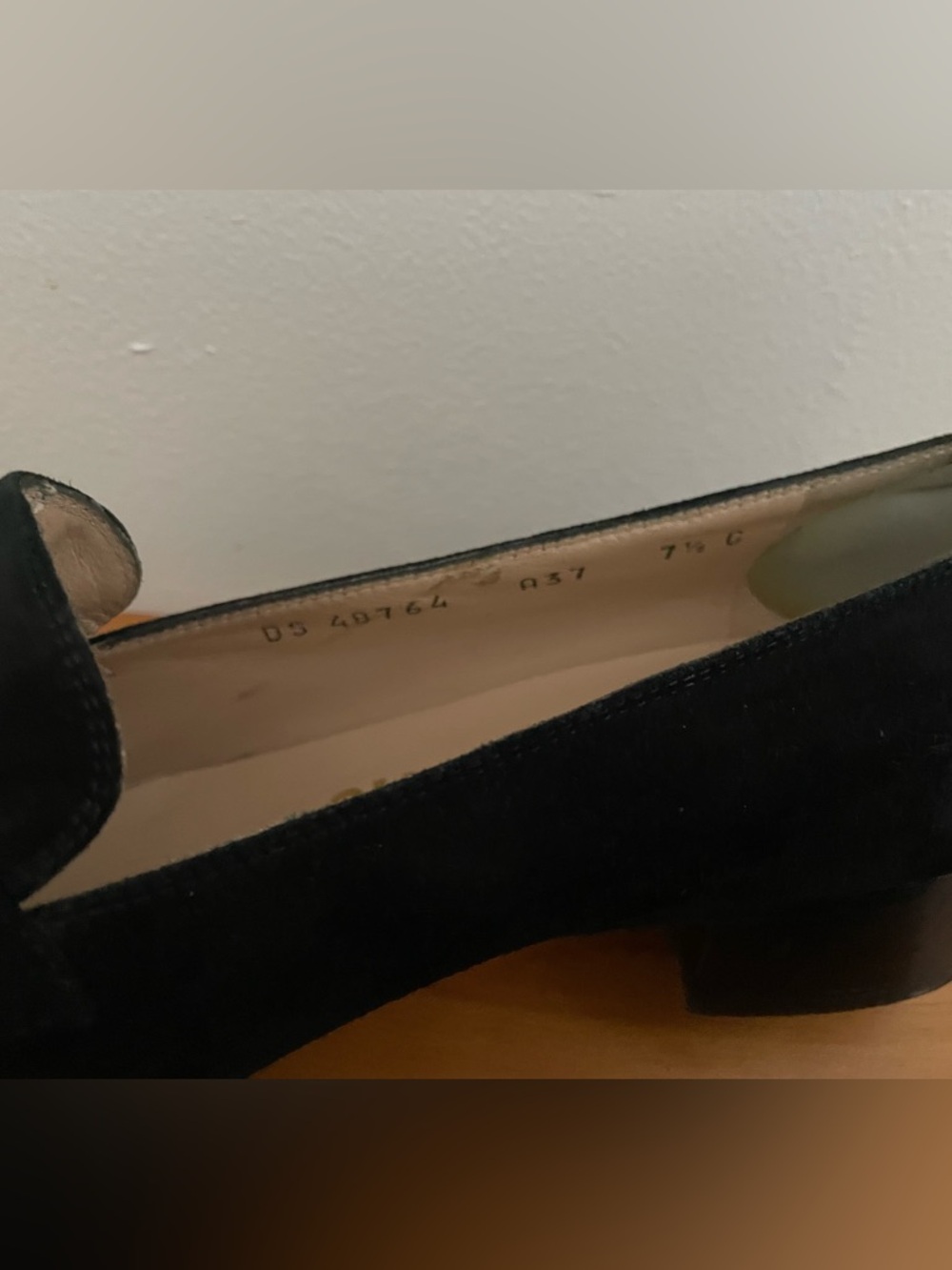 Salvatore Ferragamo Black Suede Loafers - Picture 8 of 9